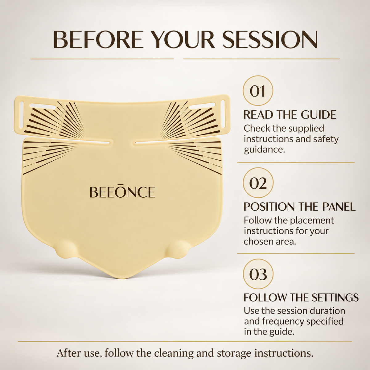 Beeonce™ 198-LED Flexible Face & Body Mask