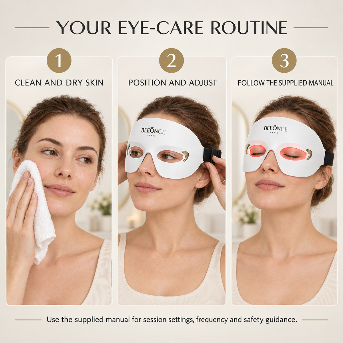 Beeonce™ 200-LED Eye Mask