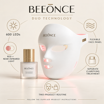 Beeonce™ 600-LED Face Mask & Clarifying Treatment Duo
