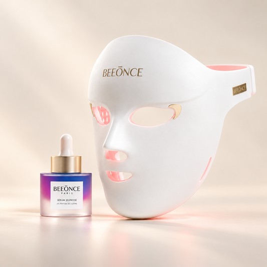Beeonce™ 600-LED Face Mask & Copper Peptide Serum Duo