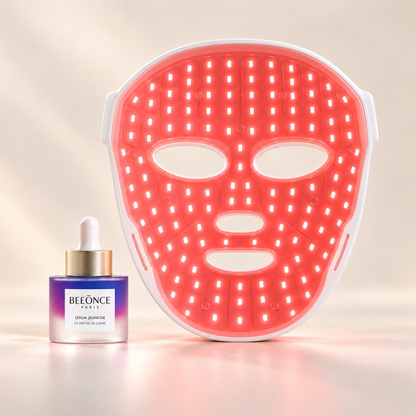 Beeonce™ 600-LED Face Mask & Copper Peptide Serum Duo