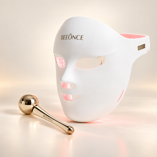 Beeonce™ 600-LED Face Mask & Cryo Cooling Sphere Duo