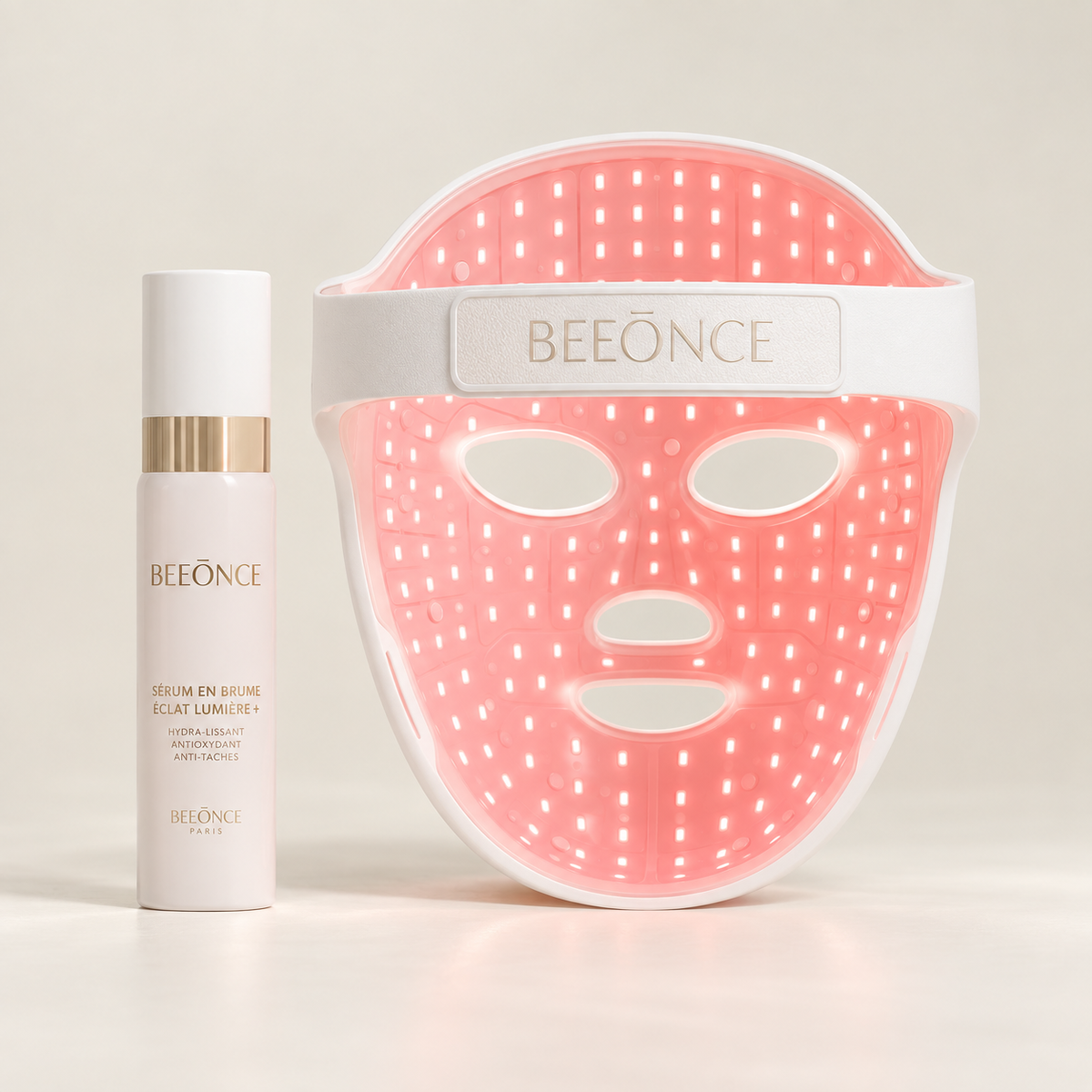 Beeonce™ 600-LED Face Mask & Radiance Mist Duo