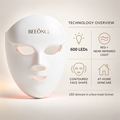 Beeonce™ 600-LED Red & Near-Infrared Face Mask