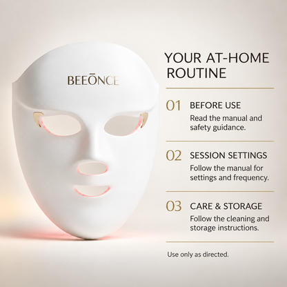 Beeonce™ 600-LED Red & Near-Infrared Face Mask